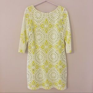 Belle Badgley Mischka Lace Overlay Dress